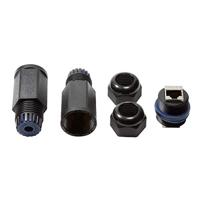 LogiLink RJ45 Netwerk Adapter [1x RJ45-bus - 1x RJ45-bus] 0 mm Zwart - thumbnail