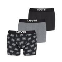Levi's Boxershorts Giftbox 3-pack Black / Grey-L - thumbnail