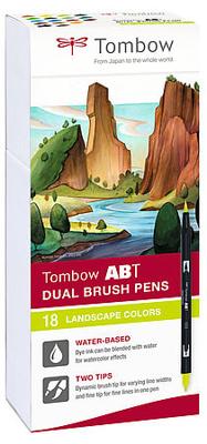 Tombow • brush pen abt dual brush pen 18x landscape colors