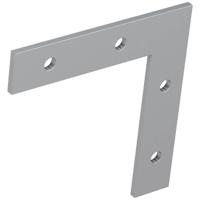 Barthelme 62398803 CATania Verbinder 90° 90° hoekverbinder RVS V2A (l x b x h) 50.5 x 50.5 x 1.7 mm 1 set(s) - thumbnail