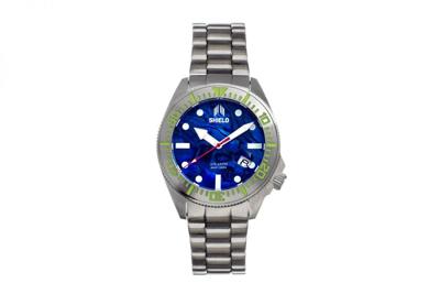 Shield Atlantis Abalone Dial | SLDSH108-5 Heren Horloge 44mm 20 ATM Shield Atlantis Abalone Dial | SLDSH108-5 Heren Horloge 44mm 20 ATM