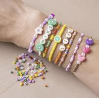 Creativ Company Mini creatieve box sieraden, kleurrijke armbanden, 1 doos - thumbnail