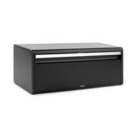 Brabantia broodtrommel met klepdeksel zwart - thumbnail