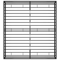 Bedframe metaal zwart 180x200 cm - thumbnail