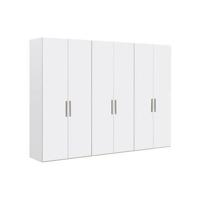 Goossens Kledingkast Easy Storage Ddk, Kledingkast 304 cm breed, 220 cm hoog, 6x draaideur - thumbnail