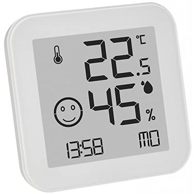 TFA Dostmann BLACK & WHITE 30.5054.02 Thermo- en hygrometer Wit