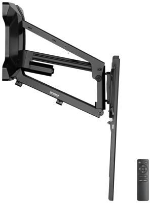SpeaKa Professional SP-TVM-900 TV-beugel 94,0 cm (37) - 177,8 cm (70) Met elektromotor, Zwenkbaar Voor curved TVs, Met afstandsbediening