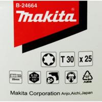 Makita Accessoires Schroefbit T30x25mm - B-24664 - B-24664 - thumbnail