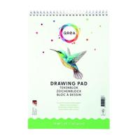 Tekenblok Qrea A4 24 vel 160gr spiraal - thumbnail