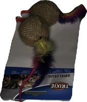 TRIXIE 2 BALLEN AAN KOORD PLUCHE MET CATNIP 4,5 CM 4 ST - thumbnail