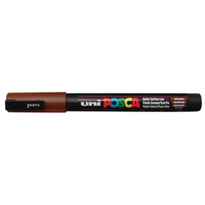 Uni POSCA paintmarker PC-1MC, 0,7 - 1 mm, bruin Uni POSCA paintmarker PC-1MC, 0,7 - 1 mm, bruin