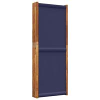 Kamerscherm met 6 panelen 420x180 cm donkerblauw - thumbnail