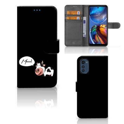 Motorola Moto E32 | Moto E32s Leuk Hoesje Cow Motorola Moto E32 | Moto E32s Leuk Hoesje Cow