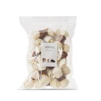 PETSTYLE LIVING GEKNOOPT BOT WIT MET EEND 10-11 CM 20 ST - thumbnail