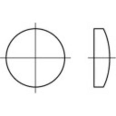 Sluitschijven Staal 100 stuk(s) TOOLCRAFT 107604