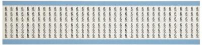 Brady HH-6-PK, 111203 Solid Numbers Wire Marker Card (Pack van 3 stuks)