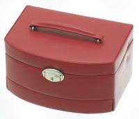 Davidt’s Medium Auto Sieradendoos Euclide Rood - thumbnail