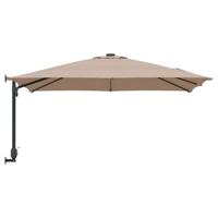 Tuinparasol Taupe en Zwart 248.5 x 247.5 x 160 cm - thumbnail