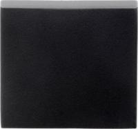 Formani Square LSQB50 blind afdekplaatje - mat zwart - thumbnail