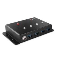 LINDY 443492 USB 3.2 Gen 1-hub 4 poorten Zwart - thumbnail