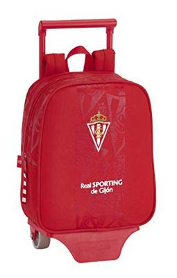Schoolrugzak met Wielen 805 Real Sporting de Gijón 611972280 Rood
