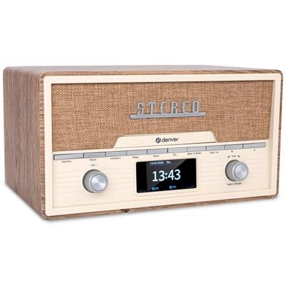 Denver MDA-525LW LIGHT WOOD Radio DAB+, VHF (FM) Hout (licht)