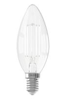 LED volglas Filament Kaarslamp 220-240V 3,5W 250lm E14 B35 Helder 2700K Dimbaar Calex - Calex - thumbnail
