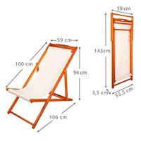 Hangmat Aktive Wit 59 x 94 x 100 cm - thumbnail