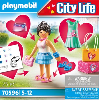 Playmobil city life het modemeisje - 70596 Playmobil city life het modemeisje - 70596