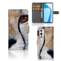 OnePlus 9 | Telefoonhoesje | Met pasjeshouder | Cheetah - thumbnail