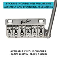 VegaTrem VT1 UltraTrem 2-Points Stainless Steel Satin brug voor elektrische gitaar - thumbnail