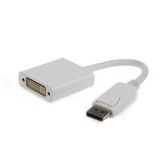 DisplayPort M - DVI F adapterkabel 10 cm wit - thumbnail