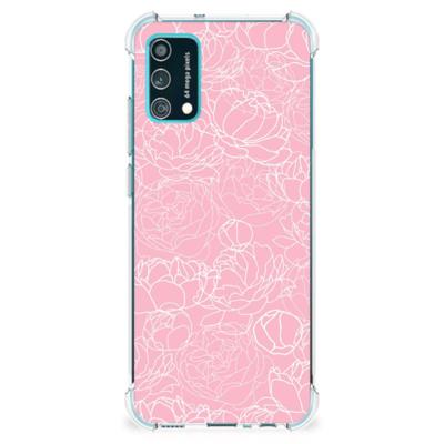 Samsung Galaxy M02s | A02s Case White Flowers Samsung Galaxy M02s | A02s Case White Flowers