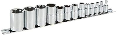 Expert by Facom Torx® Doppenset | 1/4" 3/8" - 1/2" | 13 Stuks - E034801 Expert by Facom Torx® Doppenset | 1/4" 3/8" - 1/2" | 13 Stuks - E034801
