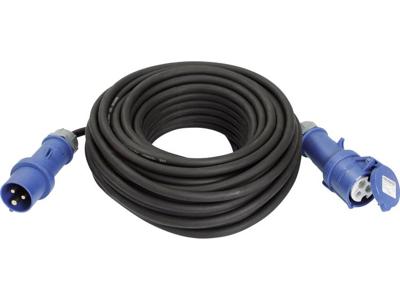 AS Schwabe 60477 Stroom Verlengkabel 16 A Zwart 10.00 m H07RN-F 3G 2,5 mm²