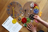 Techno Line Model kids clock Wandklok bouwpakket Mechanisch 20 cm x 3.5 cm Transparant - thumbnail