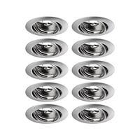 Paulmann 93399 LED-inbouwlamp LED GU10 IJzer (geborsteld) - thumbnail