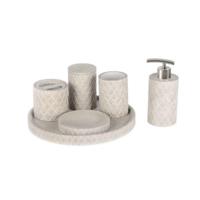 Accessoires Set Ideavit Idea.Isy Rond Beton Licht Grijs - thumbnail
