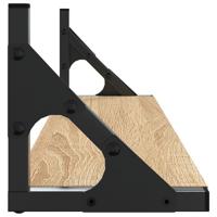 Wandschappen 2 st 60x15x15,5 cm sonoma eikenkleurig - thumbnail