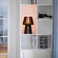 Tafellamp zwart schakelaar en E27 Nordlux Groa - thumbnail