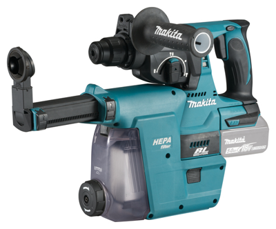 Makita DHR242ZJW Accu combihamer SDS-Plus 2,0J + stofafzuiging 18V Basic Body in Mbox