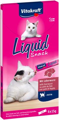 Liquid snack leverworst 6st Vitakraft - Vitakraft