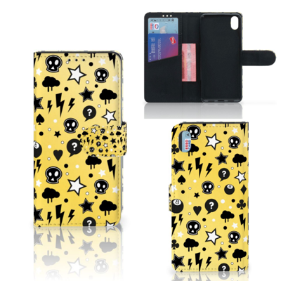 Telefoonhoesje met Naam Xiaomi Redmi 7A Punk Geel Telefoonhoesje met Naam Xiaomi Redmi 7A Punk Geel