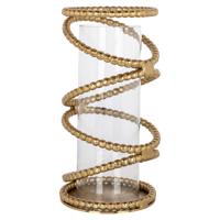 Richmond Windlicht 'Jaden' 40cm hoog, kleur Brushed Gold - thumbnail