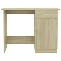 Bureau 100x50x76 cm bewerkt hout sonoma eikenkleurig - thumbnail