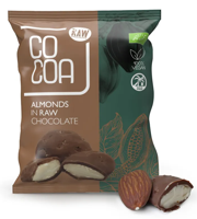 Cocoa Amandelen Pure Chocolade RAW 70 gram - thumbnail