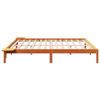 Bedframe met nachttafels Wasbruin 180 x 200 cm Wasbruin - thumbnail