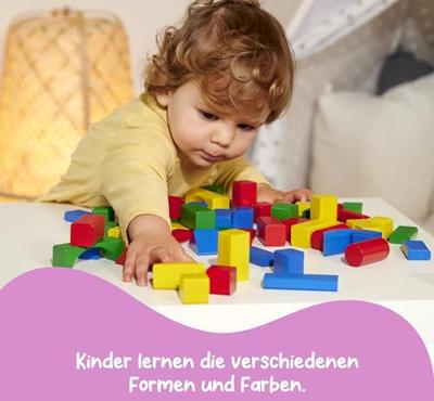 Eichhorn bunte Holzbausteine 100010171 Aantal spelers (max.): 2