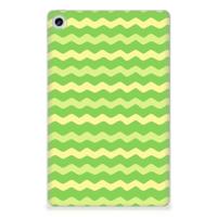 Lenovo Tab M10 Plus (3e generatie) Hippe Hoes Waves Green - thumbnail