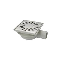 Renovatievloerput Aquaberg Met 1 Aansluiting 15x7.4 cm Reukslot 3.7 cm Kunststof RVS - thumbnail